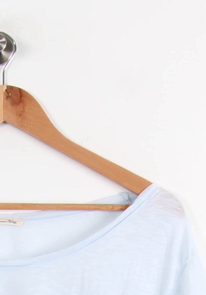 Tee-shirt Bleu Clair - Taille L/40 de la marque American Vintage | PARAD67000 - Vendu par Paradigme - Image 3