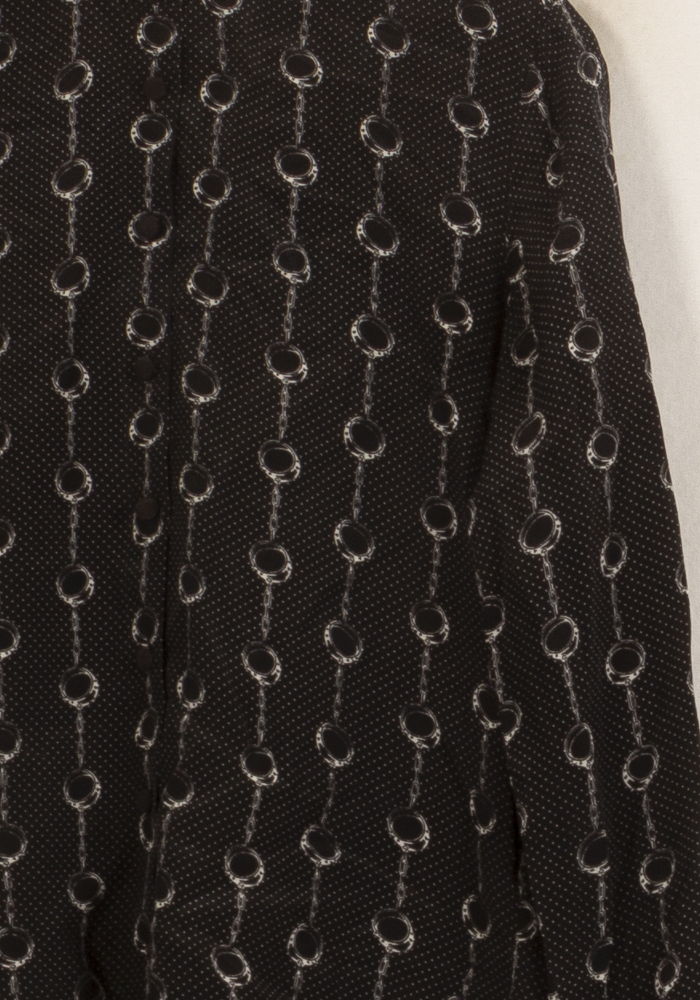 Chemisier Noir - Taille M/38 de la marque The Kooples | PARAD51441 - Vendu par Paradigme - Image 3