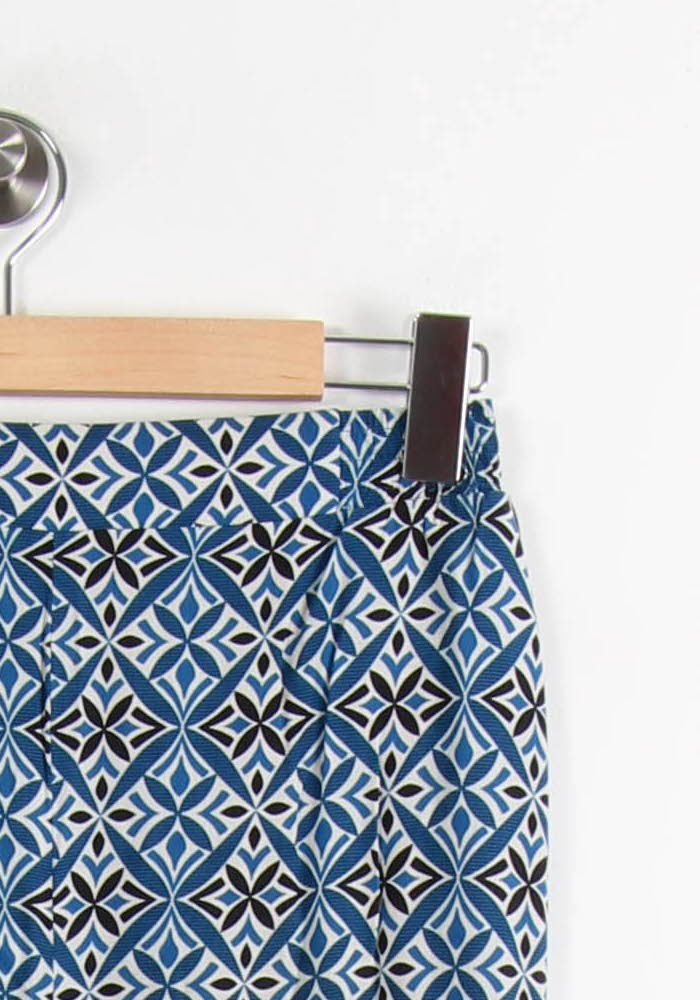 Pantalon Large Bleu et Blanc - Taille S/36 de la marque La Fée Maraboutée | PARAD64975 - Vendu par Paradigme - Image 3