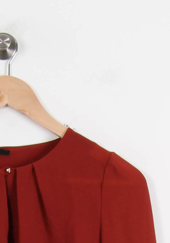 Blouse Rouge - Taille L/40 de la marque La Fée Maraboutée | PARAD62298 - Vendu par Paradigme - Image 3