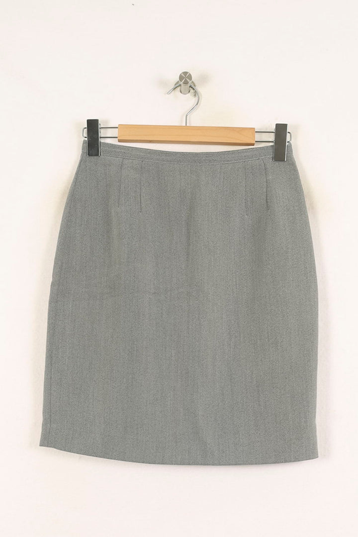 Jupe Droite Grise - Taille M/38 de la marque Maison 123 | PARAD37358 - Vendu par Paradigme - Image 2