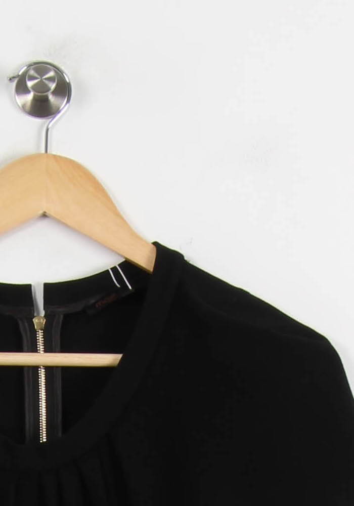 Robe Courte Noire - Taille M/38 de la marque Maje | PARAD67257 - Vendu par Paradigme - Image 3