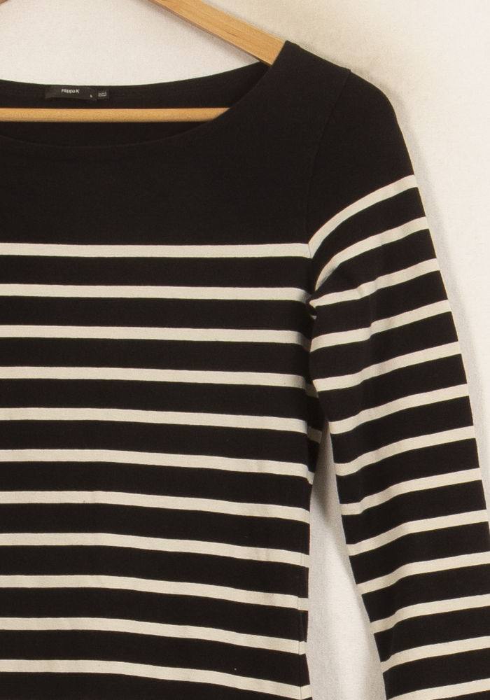 Robe Courte Noire et Blanche - Taille S/36 de la marque Filippa K | PARAD54172 - Vendu par Paradigme - Image 3