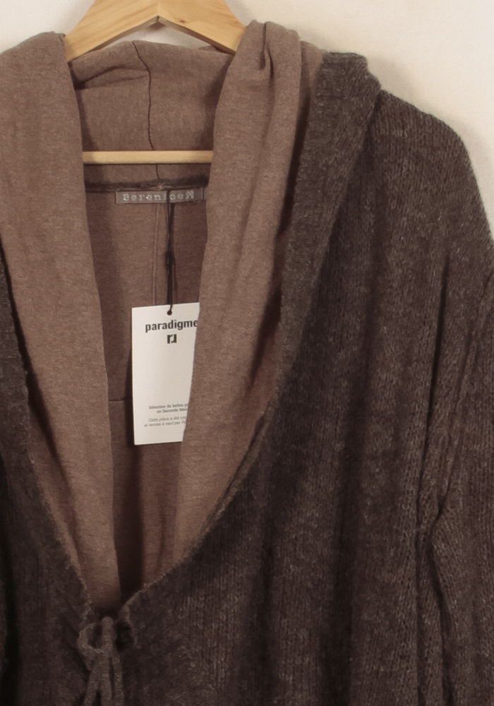 Cardigan Marron - Taille S/36 de la marque Bérénice | PARAD44692 - Vendu par Paradigme - Image 3