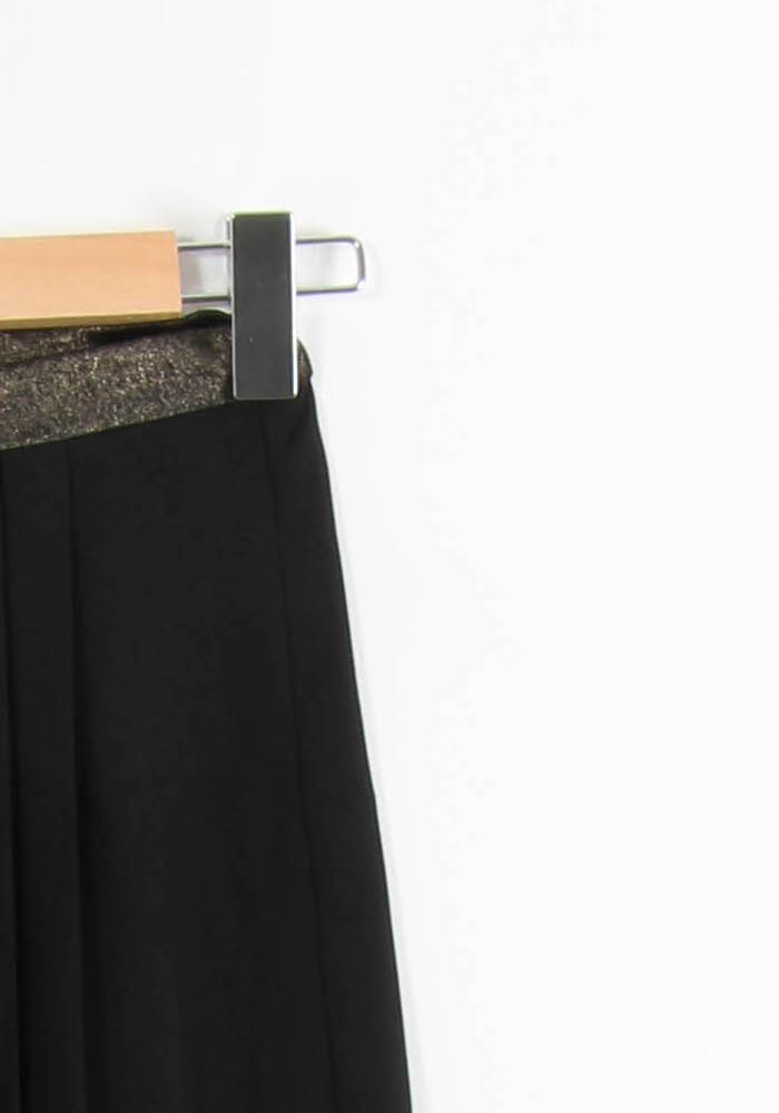 Jupe Plissée Noire - Taille M/38 de la marque I.Code | PARAD65156 - Vendu par Paradigme - Image 3