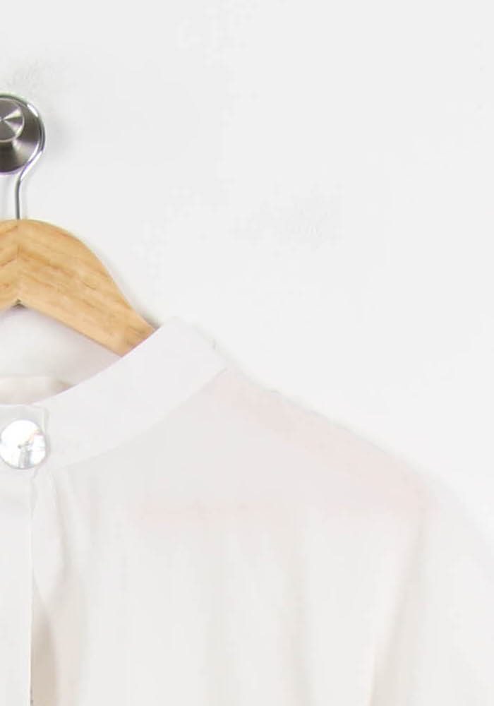 Blouse Blanche - Taille L/40 de la marque Caroll | PARAD63452 - Vendu par Paradigme - Image 3