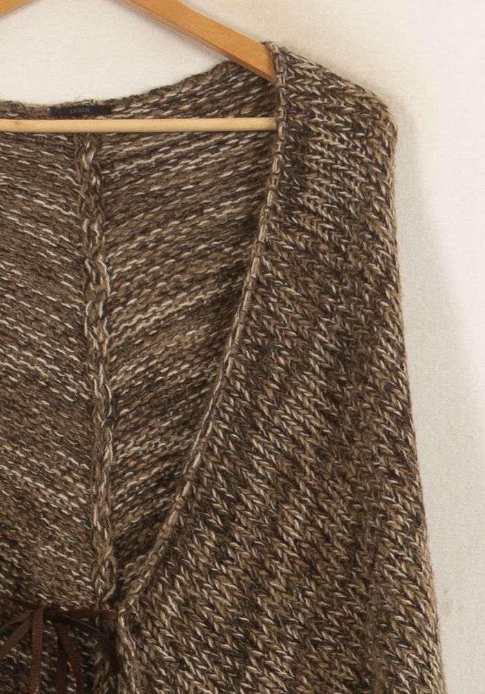 Cardigan Marron - Taille S/36 de la marque IKKS | PARAD51448 - Vendu par Paradigme - Image 3