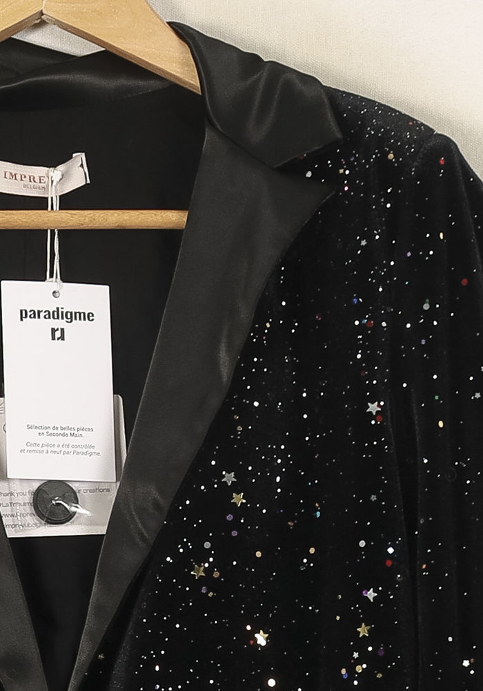Blazer Noir - Taille XS/34 de la marque Imprevu | PARAD67593 - Vendu par Paradigme - Image 3