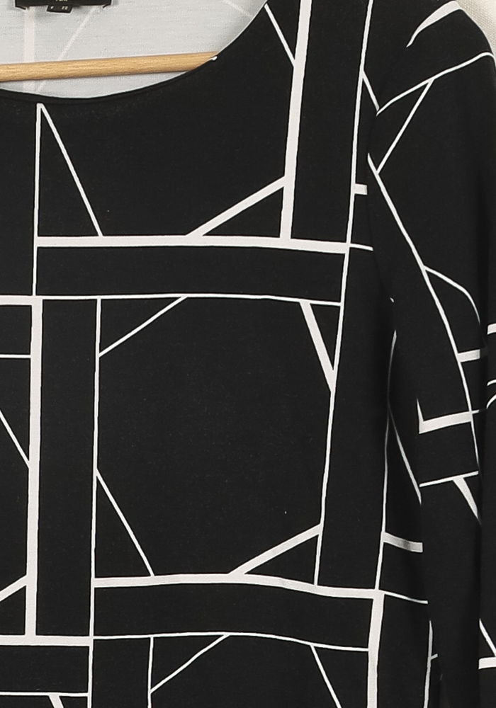 Tee-shirt Noir et Blanc - Taille S/36 de la marque Maison 123 | PARAD51434 - Vendu par Paradigme - Image 3