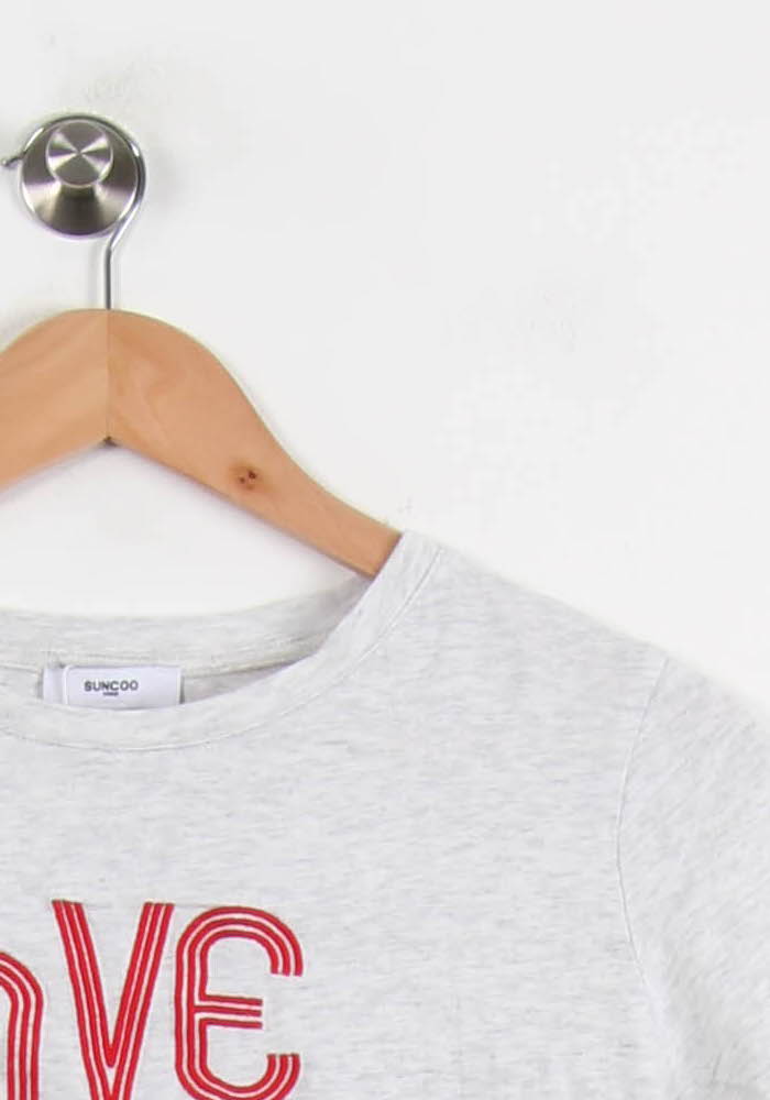 Tee-shirt Gris - Taille S/36 de la marque Suncoo | PARAD67122 - Vendu par Paradigme - Image 3