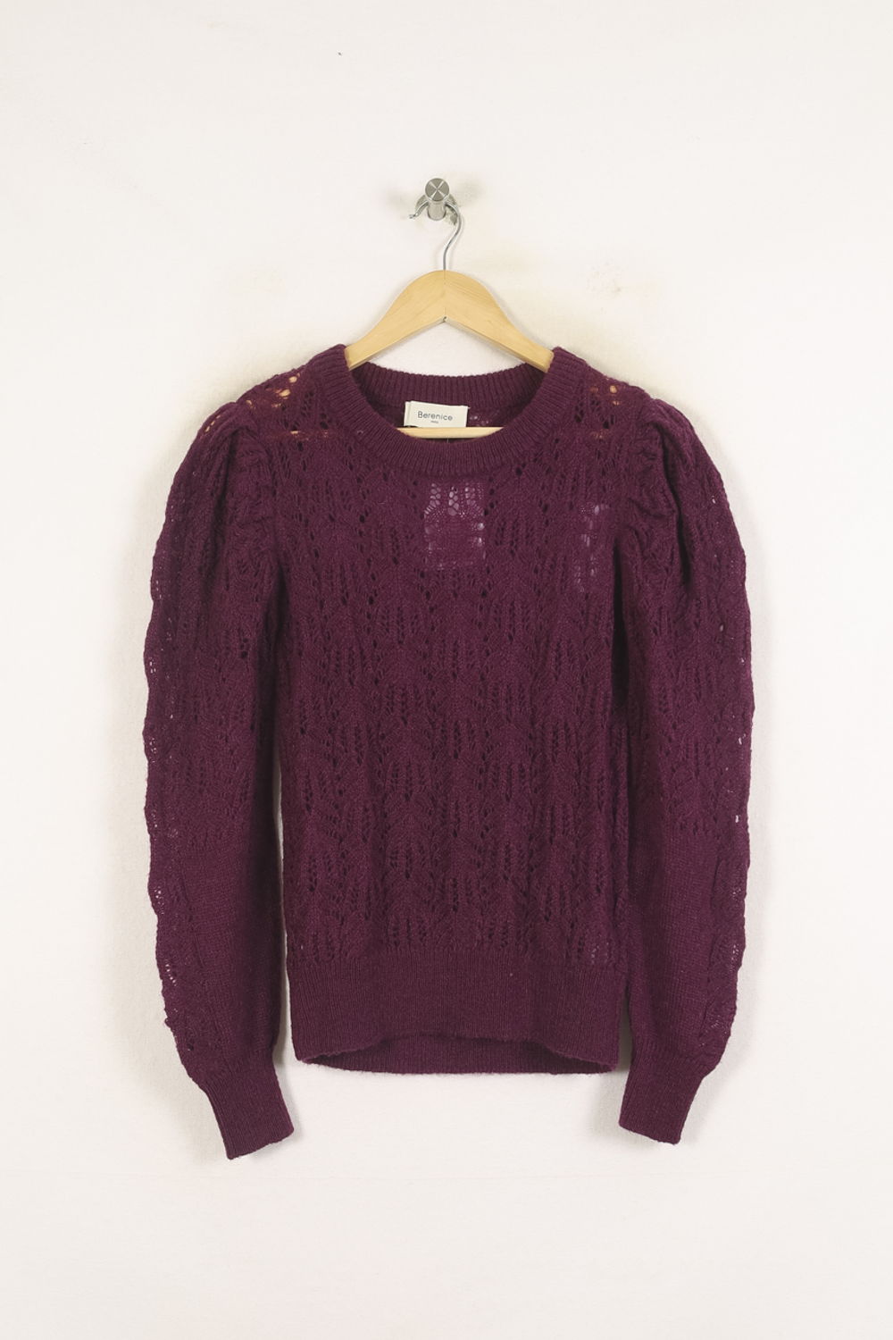 Pull Violet - Taille S/36 de la marque Bérénice | PARAD73254 - Vendu par Paradigme - Image 2