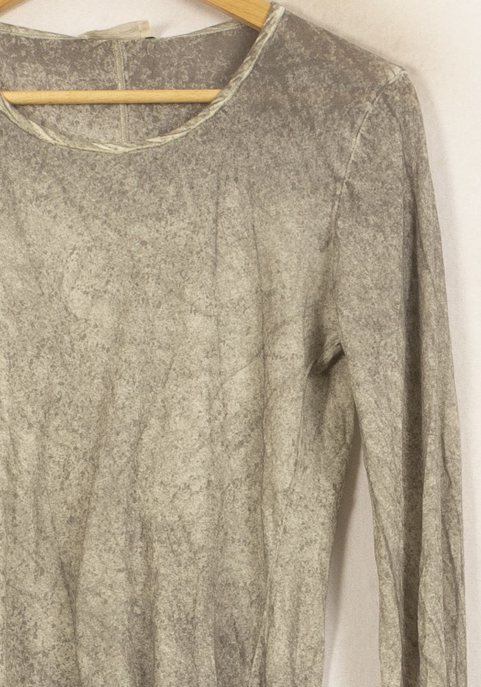 Tee-shirt Manches Longues Gris - Taille L/40 de la marque American Vintage | PARAD44967 - Vendu par Paradigme - Image 3