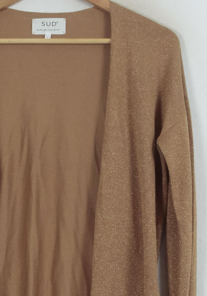 Cardigan Doré - Taille M/38 de la marque Sud express | PARAD53228 - Vendu par Paradigme - Image 3