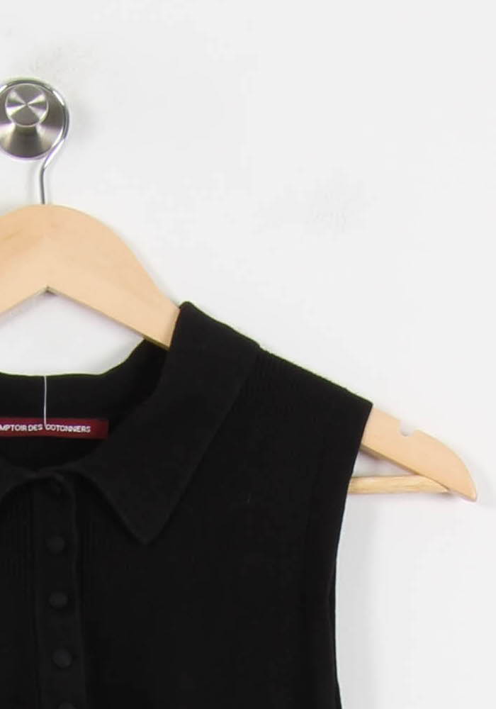 Robe Sans Manches Noire - Taille L/40 de la marque Comptoir des Cotonniers | PARAD53723 - Vendu par Paradigme - Image 3