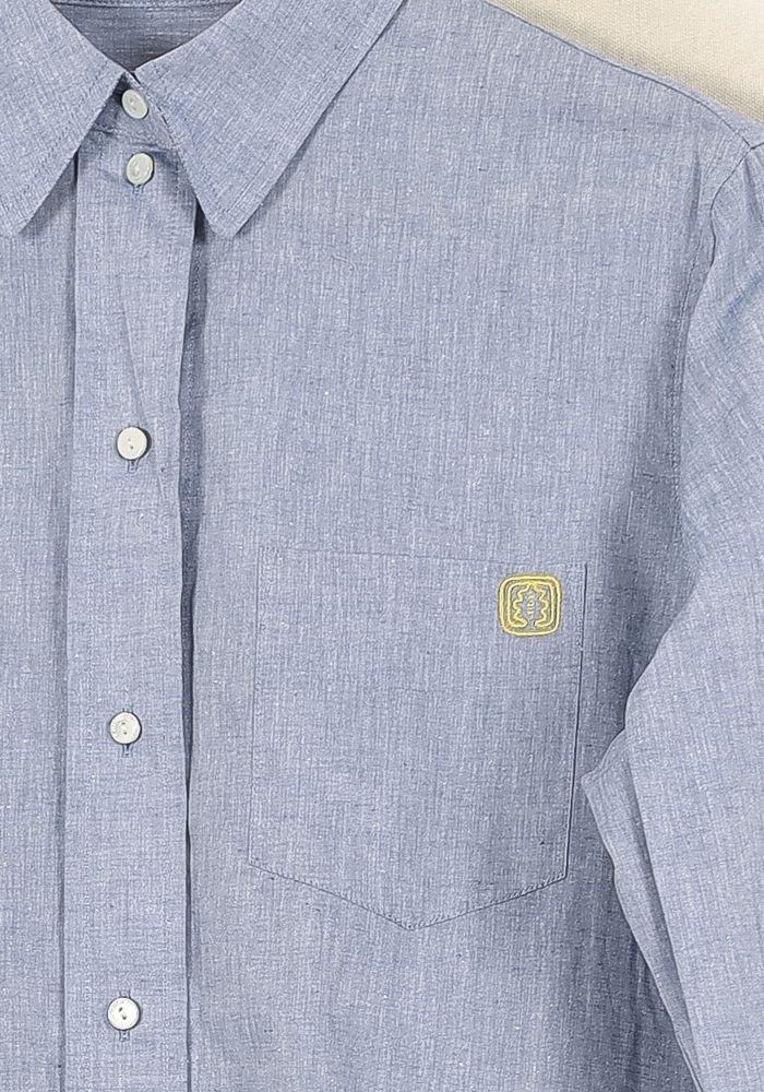 Chemise Bleue - Taille S/36 de la marque Ines de la Fressange Paris | PARAD67918 - Vendu par Paradigme - Image 3