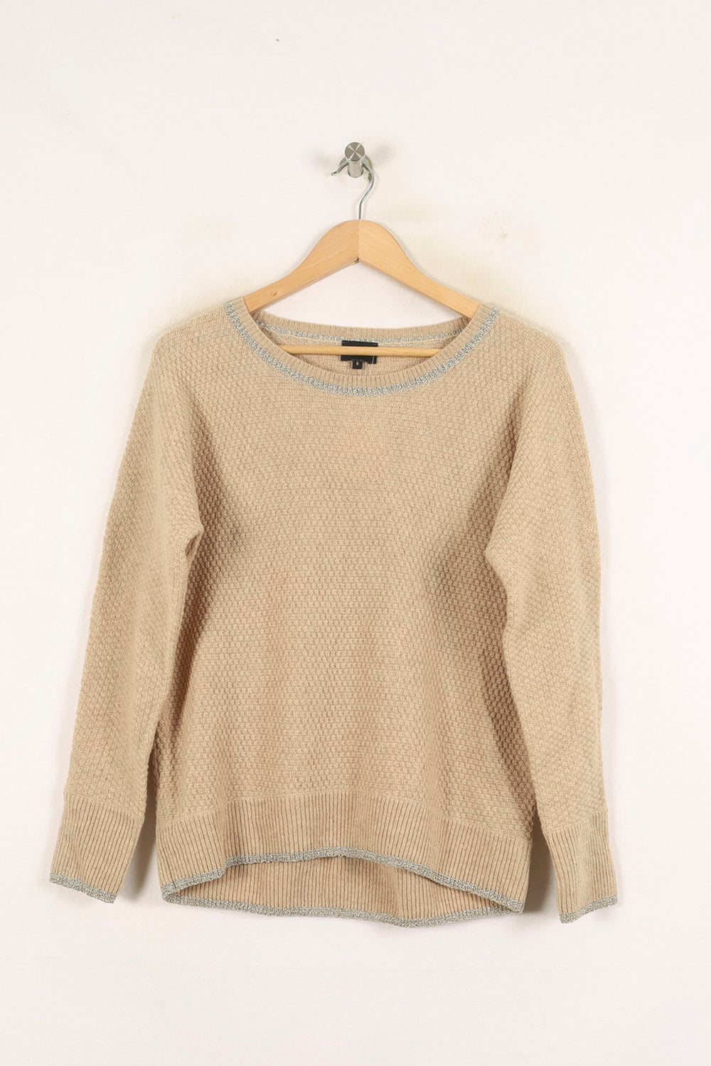 Pull Beige - Taille S/36 de la marque Bérénice | PARAD72944 - Vendu par Paradigme - Image 2