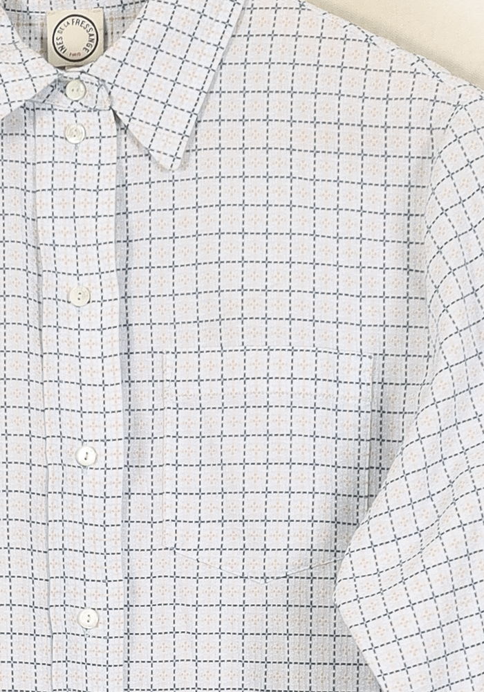 Chemise Blanche et Bleue - Taille S/36 de la marque Ines de la Fressange Paris | PARAD67910 - Vendu par Paradigme - Image 3