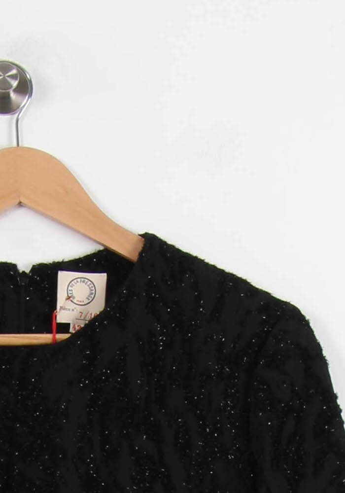Robe Droite Noire - Taille S/36 de la marque Ines de la Fressange Paris | PARAD53085 - Vendu par Paradigme - Image 3