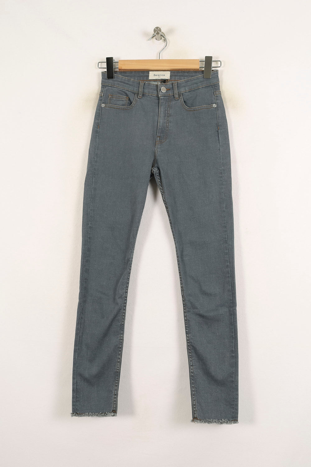Jean Gris - Taille S/36 de la marque Bérénice | PARAD72641 - Vendu par Paradigme - Image 2