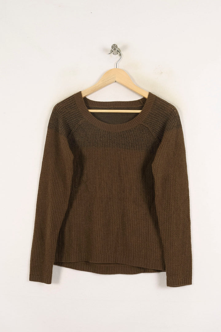 Pull Marron - Taille S/36 de la marque Bérénice | PARAD72689 - Vendu par Paradigme - Image 2