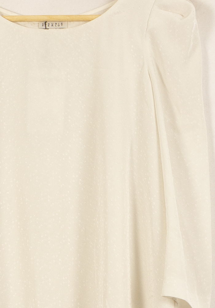 Blouse Blanche - Taille M/38 de la marque Claudie Pierlot | PARAD45946 - Vendu par Paradigme - Image 3