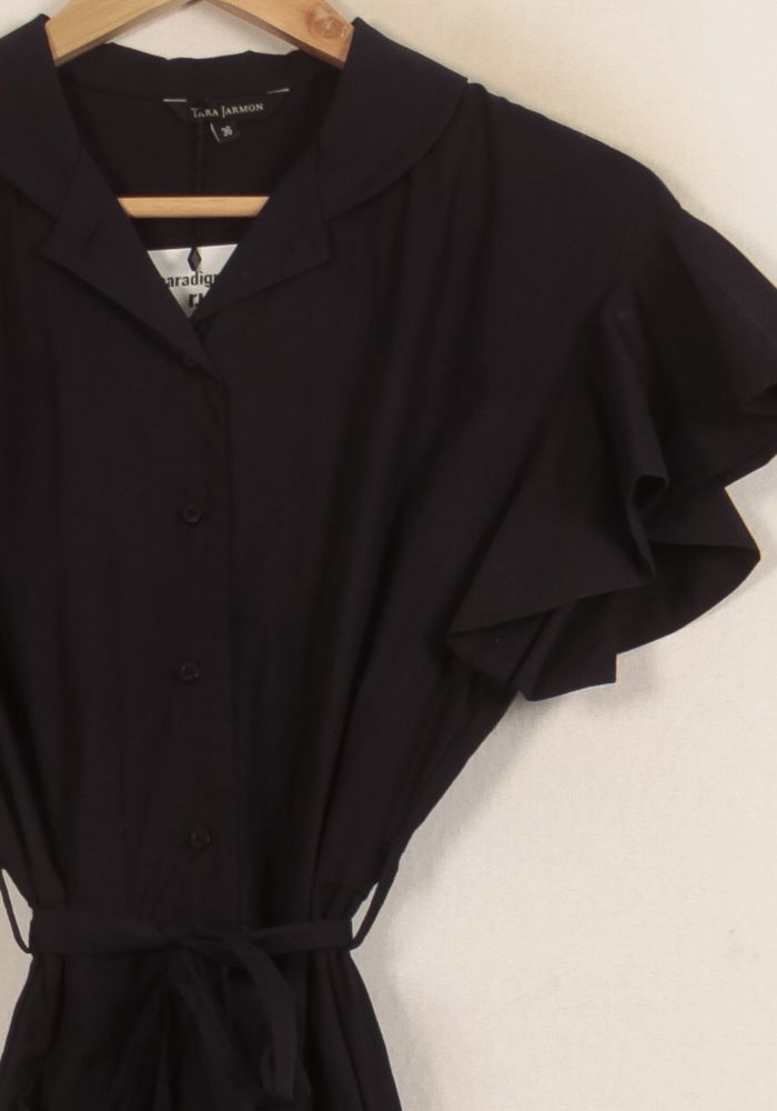 Robe Longue Noire - Taille S/36 de la marque Tara Jarmon | PARAD39623 - Vendu par Paradigme - Image 3