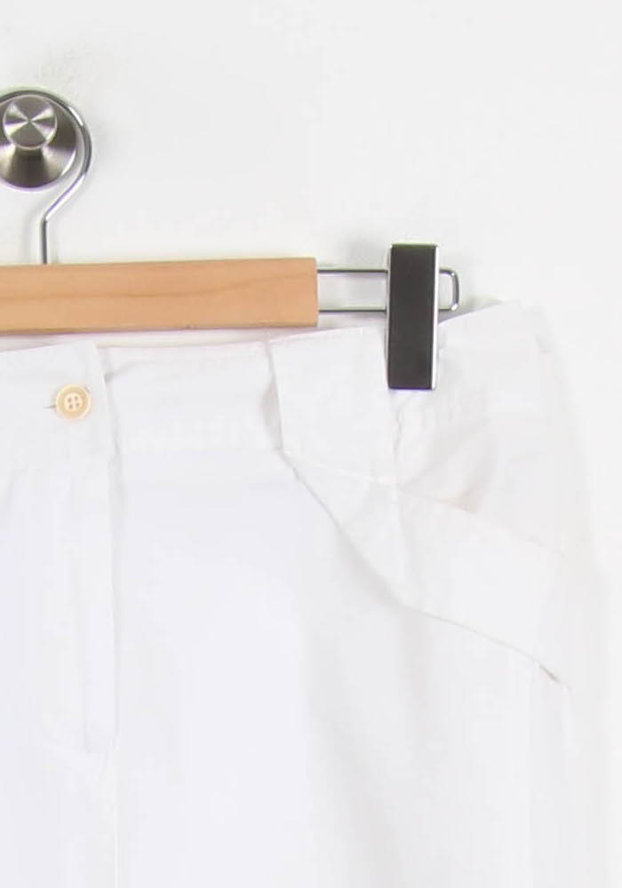 Jupe Droite Blanche - Taille L/40 de la marque Gerard Darel | RVLI1127 - Vendu par Paradigme - Image 3
