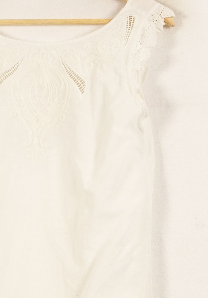 Robe Blanche - Taille XS/34 de la marque Sézane | PARAD13773 - Vendu par Paradigme - Image 3