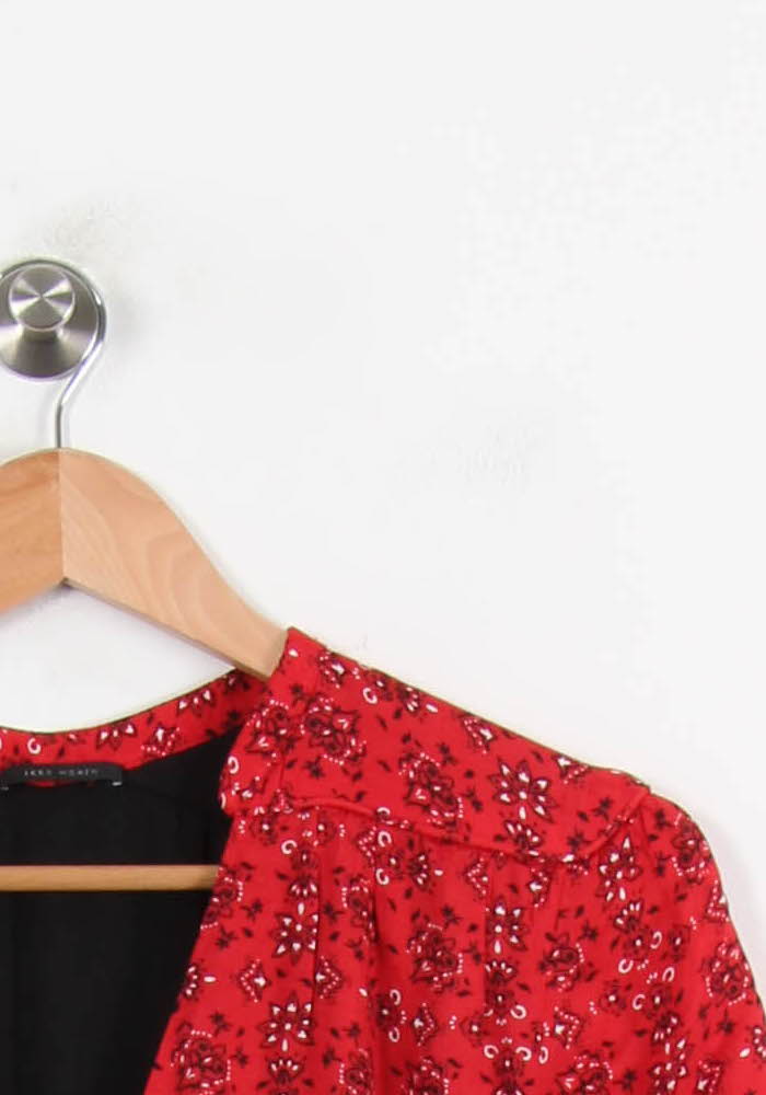 Robe Longue Rouge - Taille S/36 de la marque IKKS | PARAD52903 - Vendu par Paradigme - Image 3