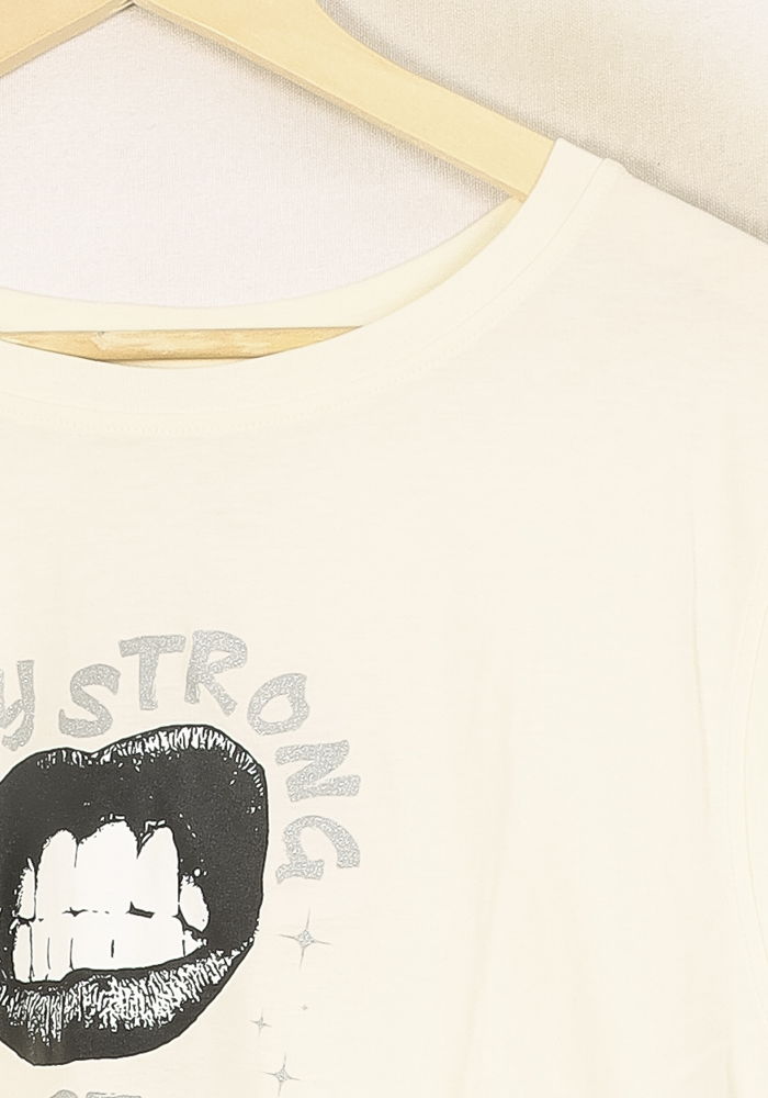 Tee-shirt Blanc - Taille S/36 de la marque Imprevu | PARAD67667 - Vendu par Paradigme - Image 3