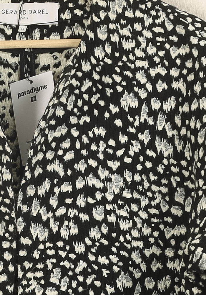 Manteau Noir et Blanc - Taille XXL/44 de la marque Gerard Darel | PARAD49419 - Vendu par Paradigme - Image 3