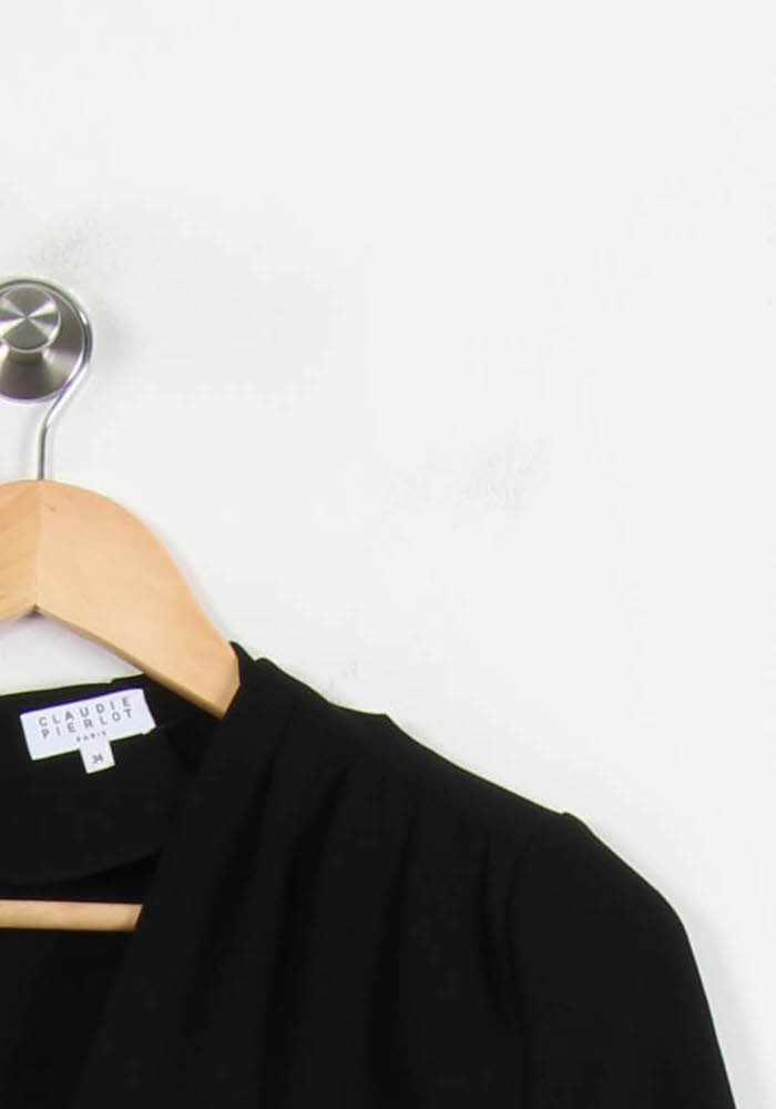 Robe Noire - Taille XS/34 de la marque Claudie Pierlot | PARAD55307 - Vendu par Paradigme - Image 3