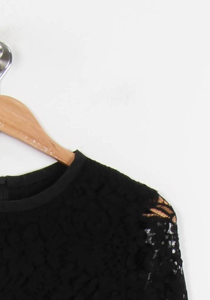 Robe Dentelle Noire - Taille M/38 de la marque Joseph | PARAD50851 - Vendu par Paradigme - Image 3