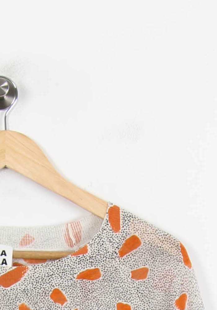 Pull Gris et Orange - Taille S/36 de la marque Bimba y Lola | PARAD53373 - Vendu par Paradigme - Image 3