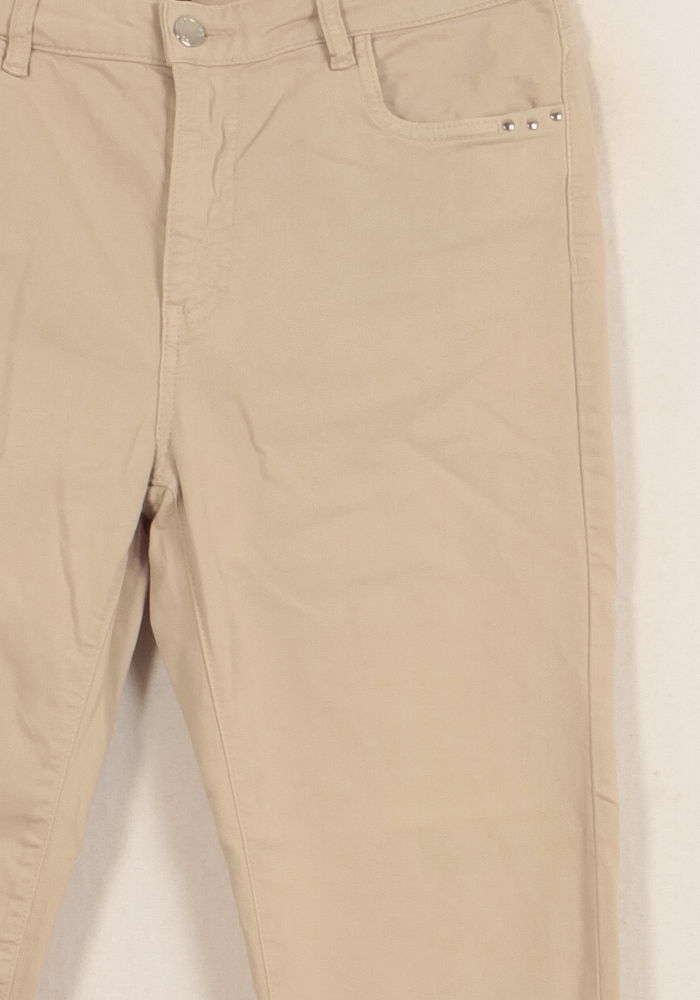 Jean Beige - Taille XL/42 de la marque Maison 123 | PARAD44701 - Vendu par Paradigme - Image 3
