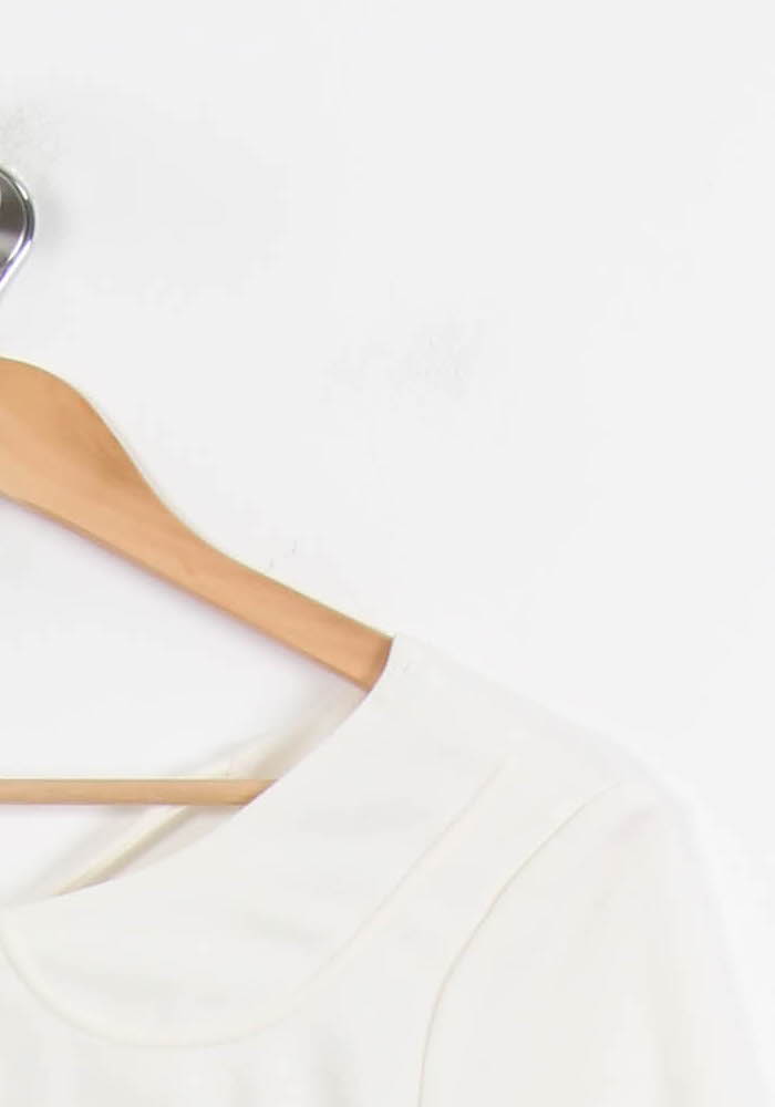 Robe Courte Blanche - Taille S/36 de la marque Sandro | PARAD58538 - Vendu par Paradigme - Image 3