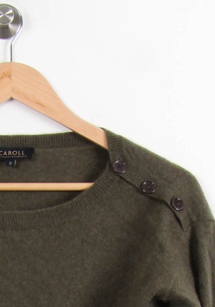 Pull Vert - Taille S/36 de la marque Caroll | PARAD59189 - Vendu par Paradigme - Image 3