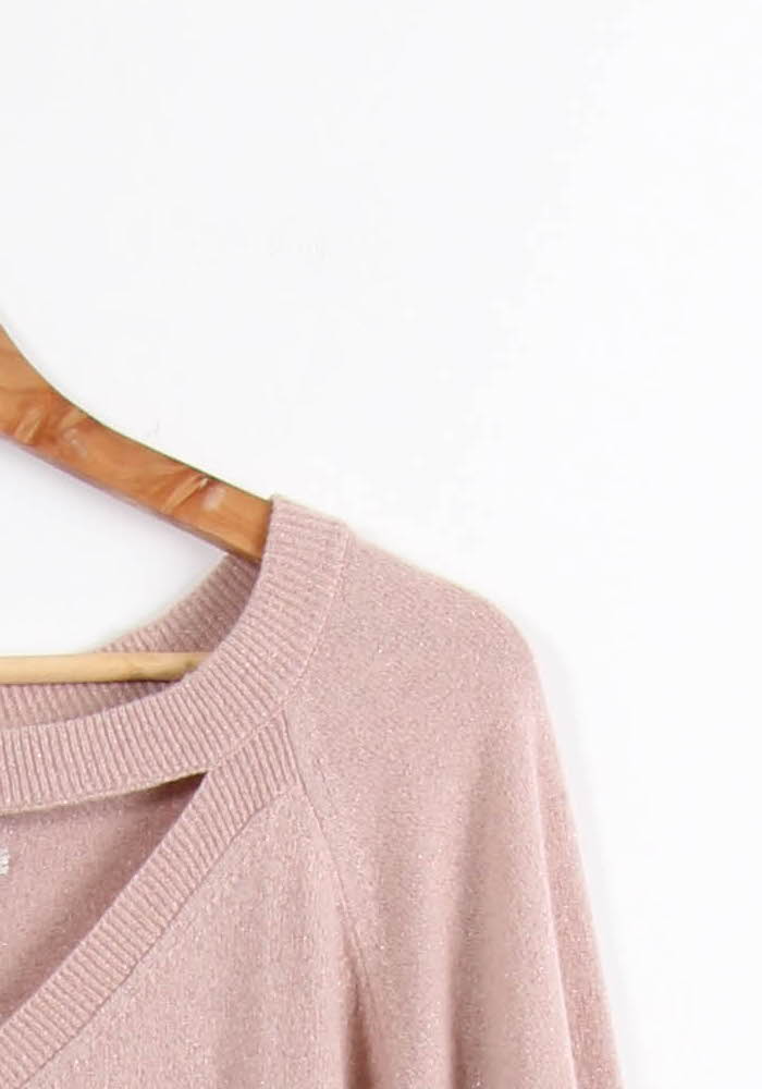Pull Rose - Taille XL/42 de la marque Marina Rinaldi | PARAD65162 - Vendu par Paradigme - Image 3