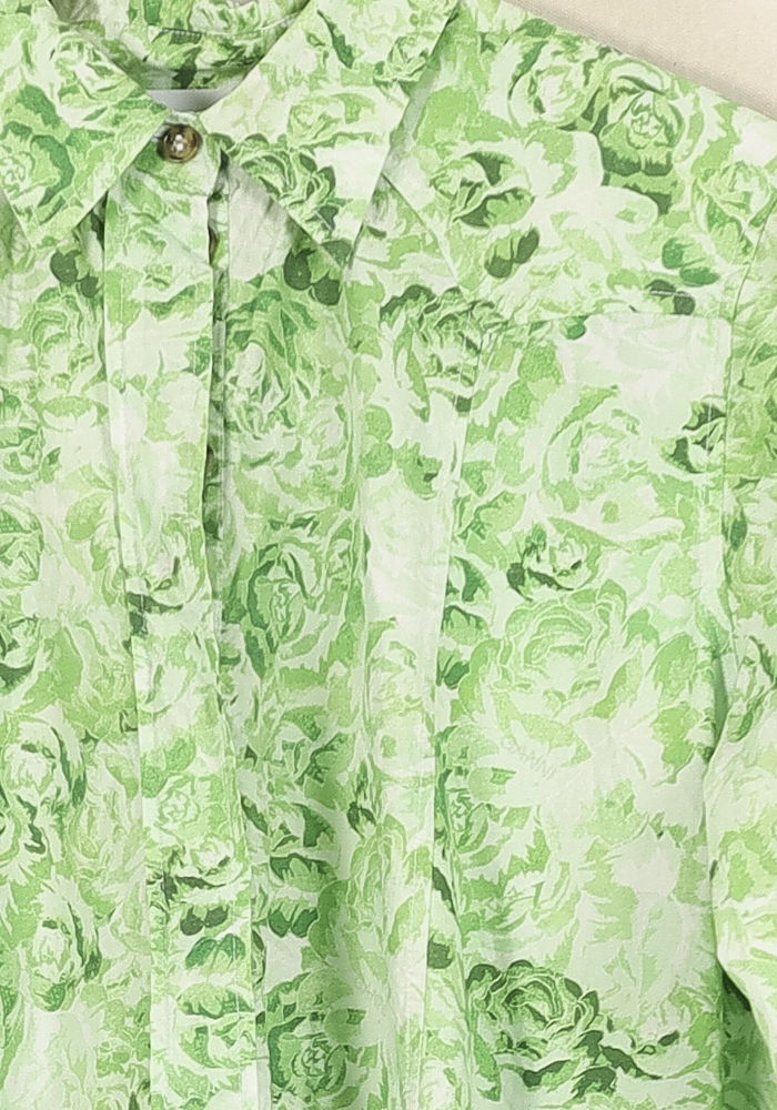 Robe Chemisier Longue Verte - Taille L/40 de la marque Ganni | PARAD54724 - Vendu par Paradigme - Image 3