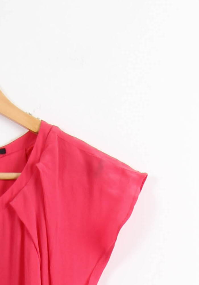 Robe Fluide Rose - Taille XS/34 de la marque IKKS | PARAD65158 - Vendu par Paradigme - Image 3