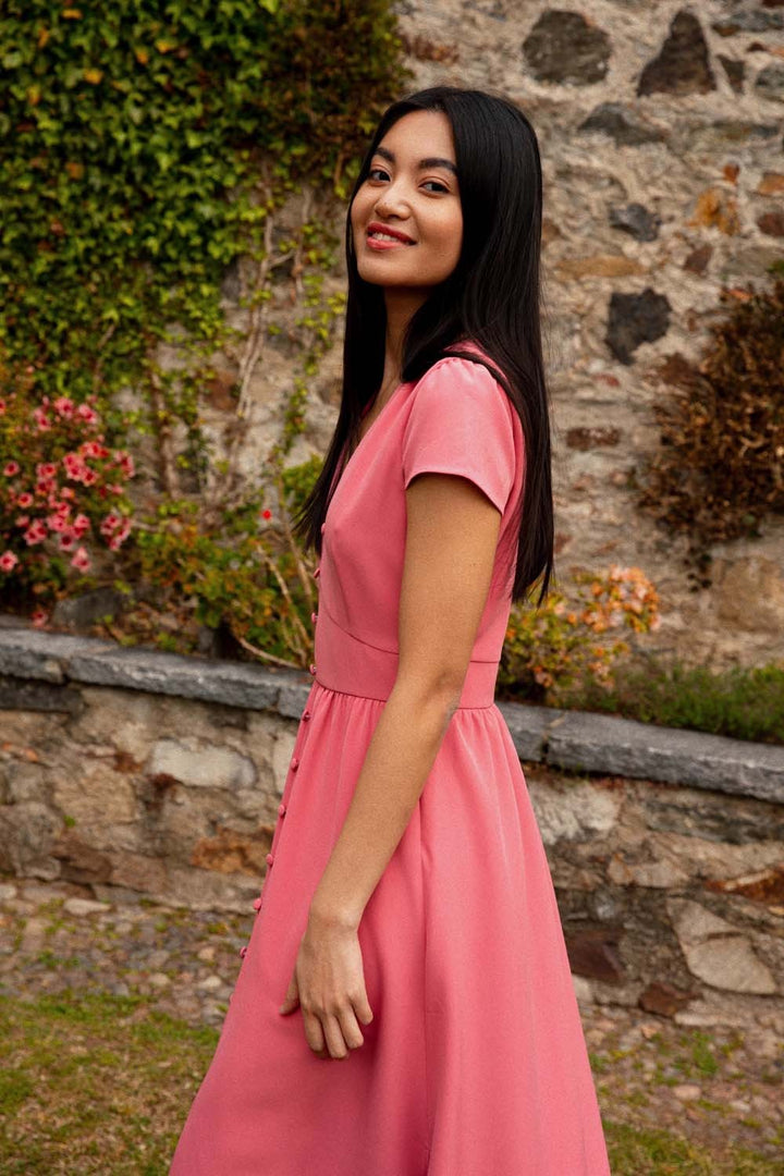 Robe Longue Rose - Taille XS/34