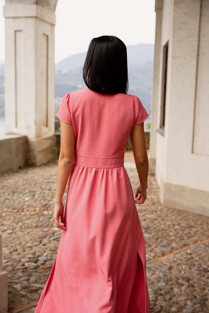 Robe Longue Rose - Taille XS/34