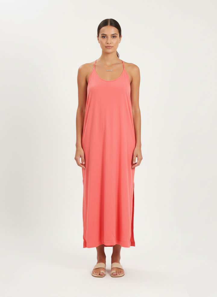 Robe Longue Rose - Taille L/40