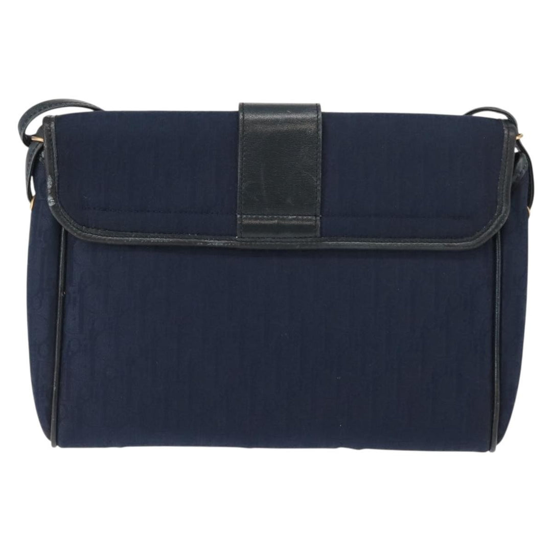 Christian Dior Vintage Trotter Shoulder Bag Canvas