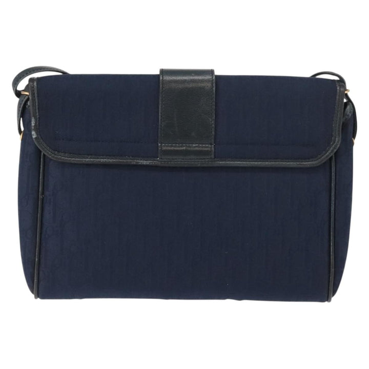 Christian Dior Vintage Trotter Shoulder Bag Canvas