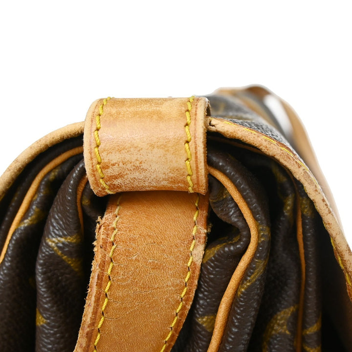 Louis Vuitton Saumur Handbag Monogram Canvas