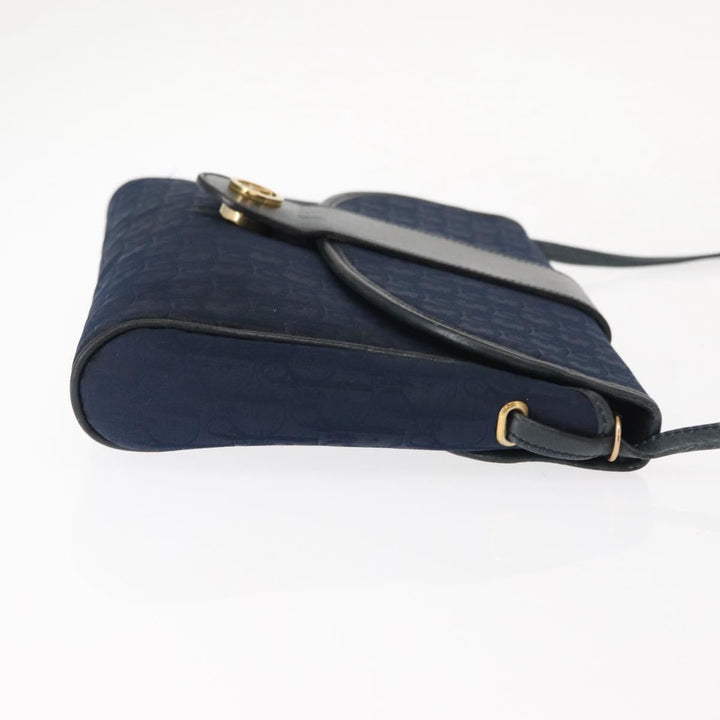 Christian Dior Vintage Trotter Shoulder Bag Canvas