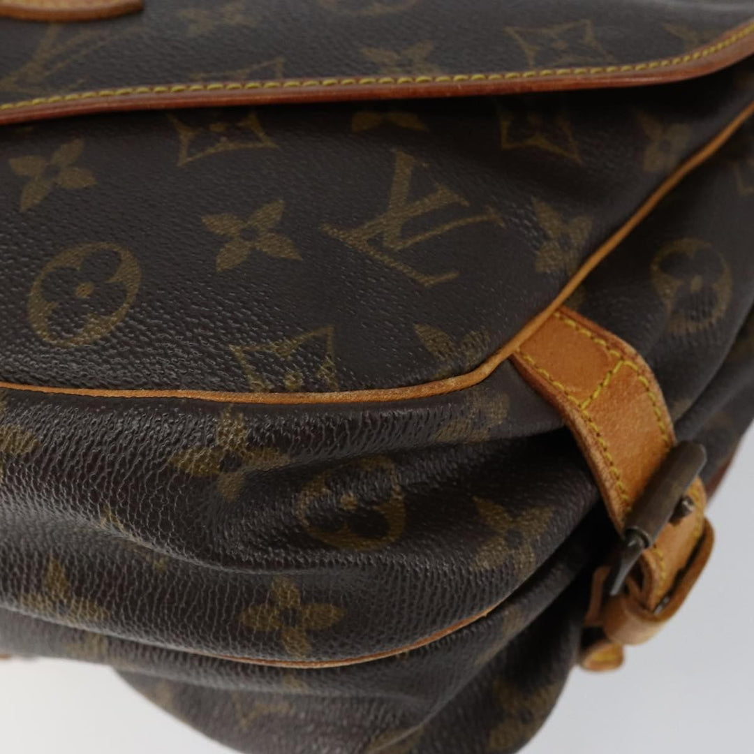 Louis Vuitton Saumur Handbag Monogram Canvas