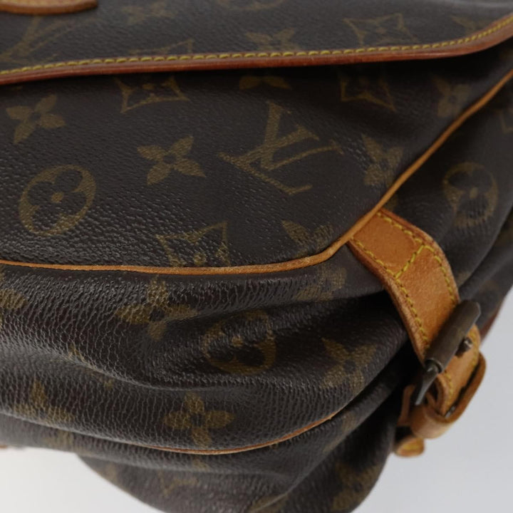 Louis Vuitton Saumur Handbag Monogram Canvas