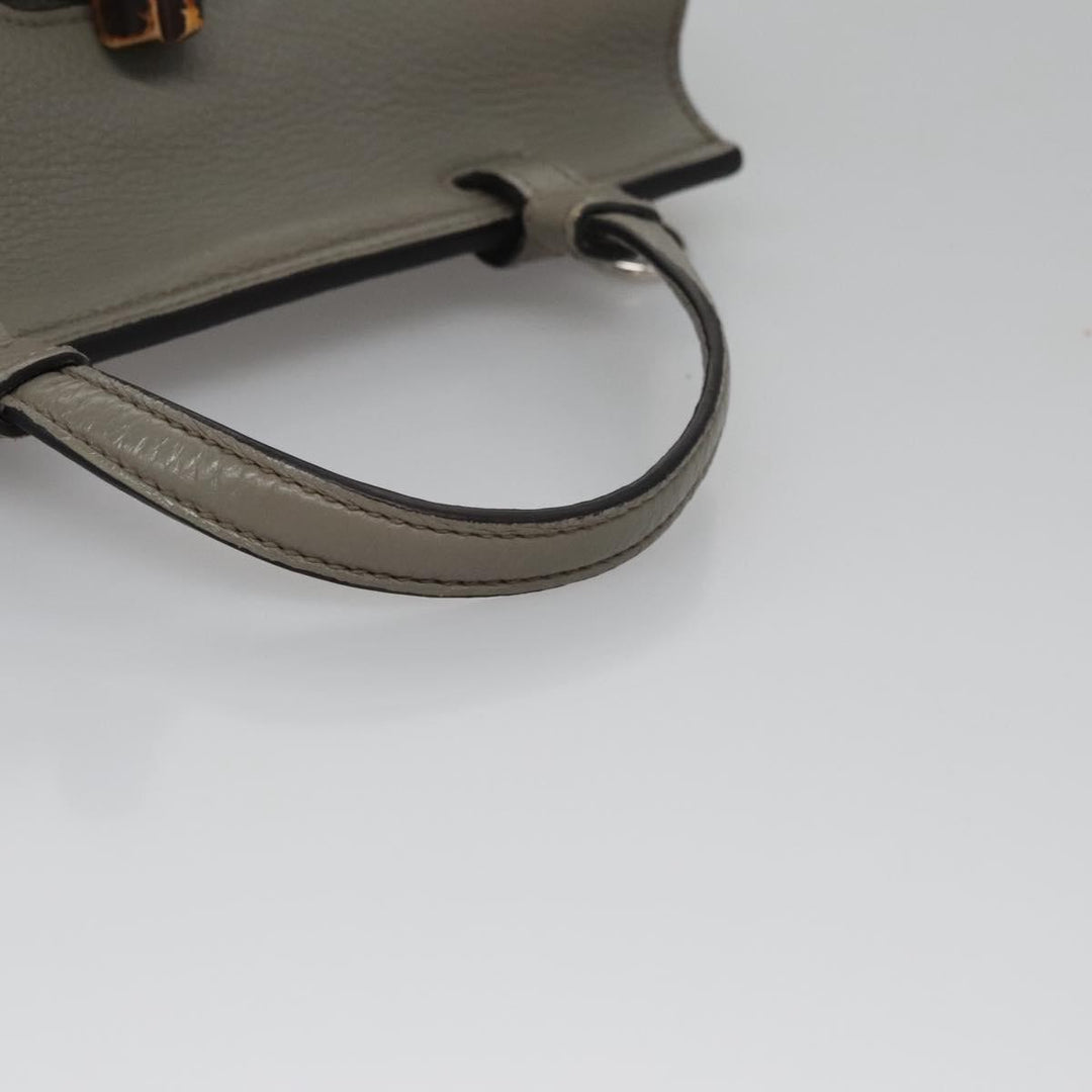Gucci Bamboo Daily Top Handle Bag Leather